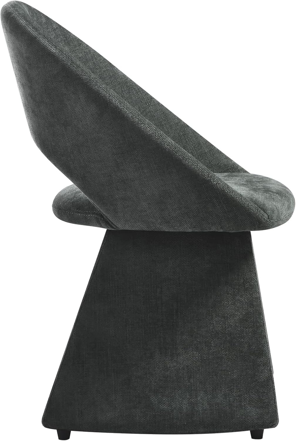 image:imageArmen Living Angelina Modern Curved Back Plum Upholstered Dining Chair Set of 4Forest Green