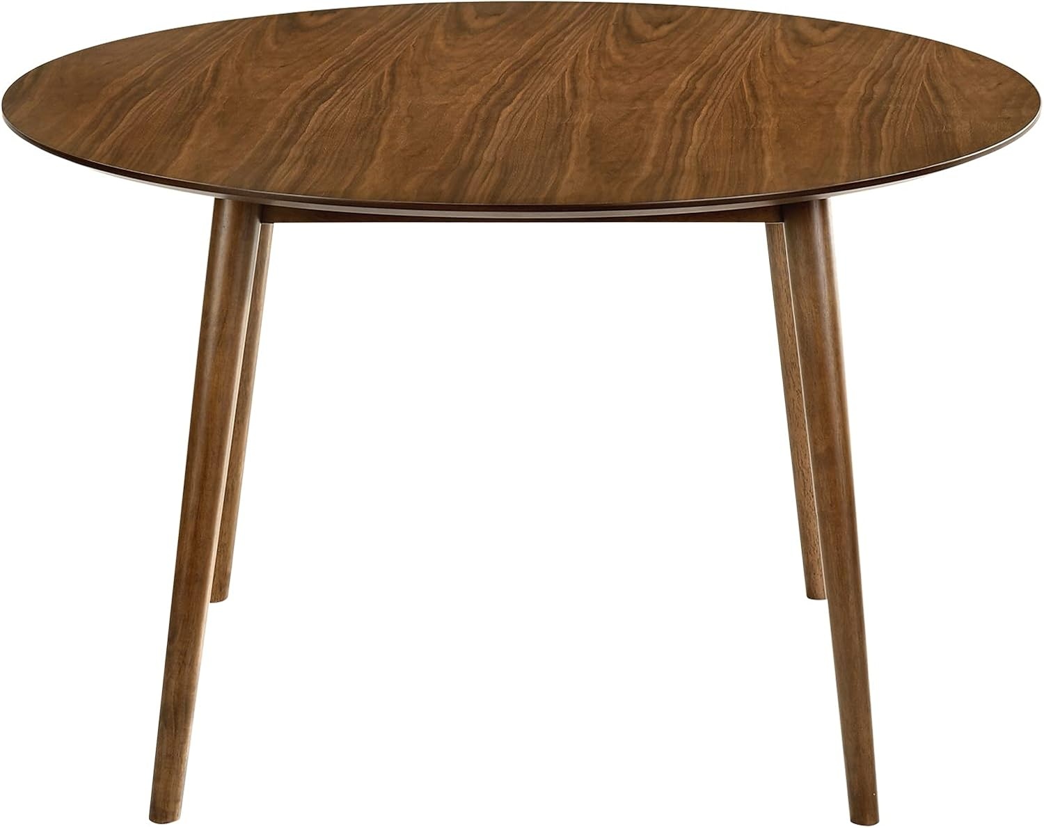 image:imageArmen Living Arcadia and Renzo 48 Round Orange and Walnut Wood 5 Piece Dining Set