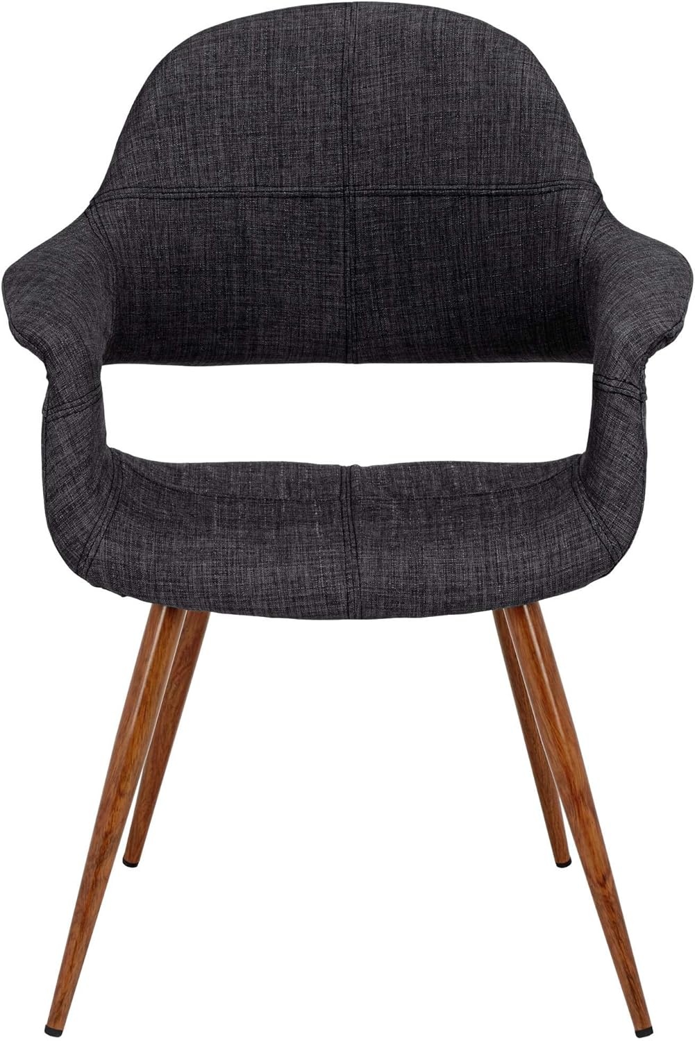 image:imageArmen Living Phoebe Modern Charcoal Fabric Accent Armchair