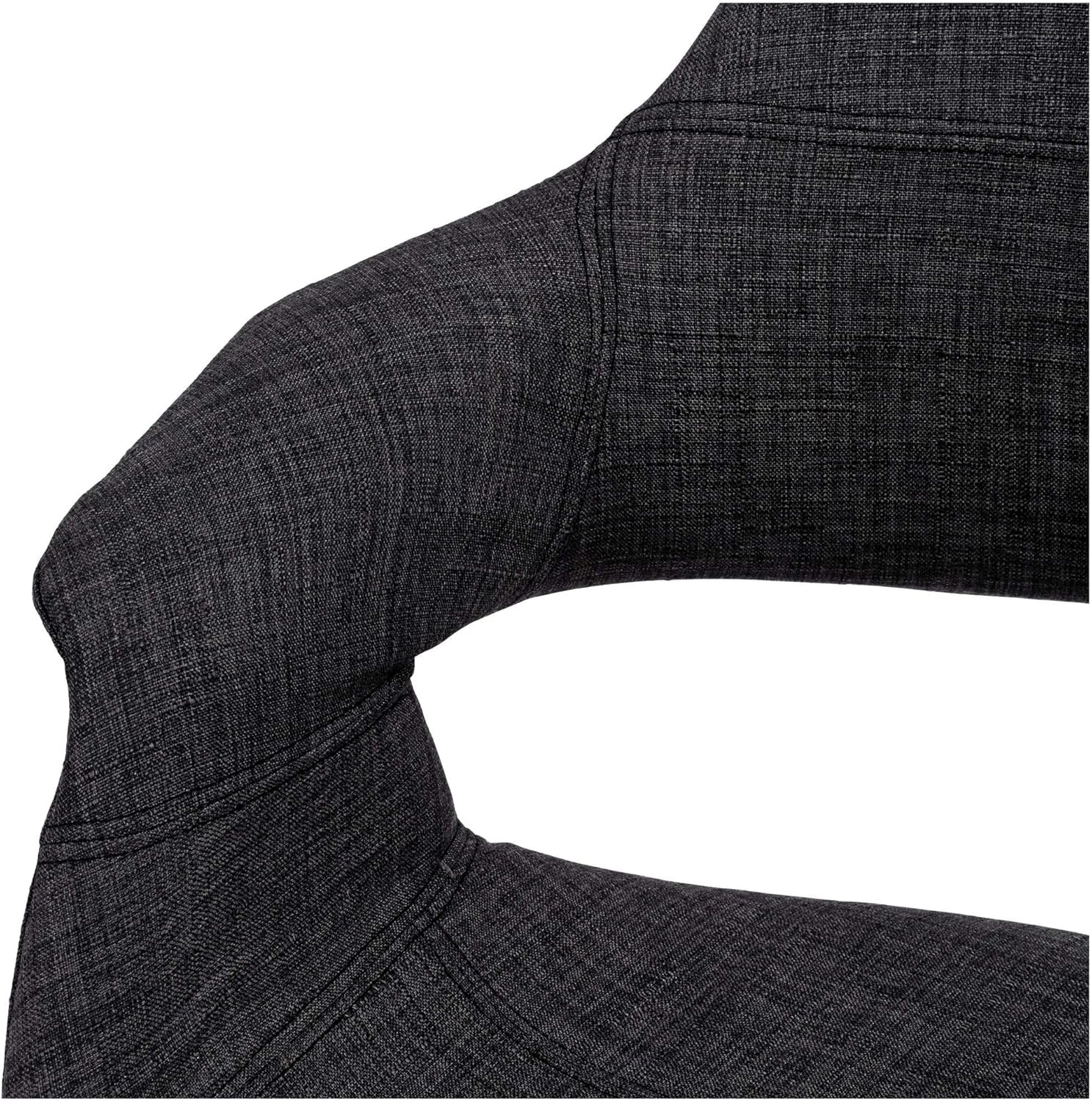 image:imageArmen Living Phoebe Modern Charcoal Fabric Accent Armchair
