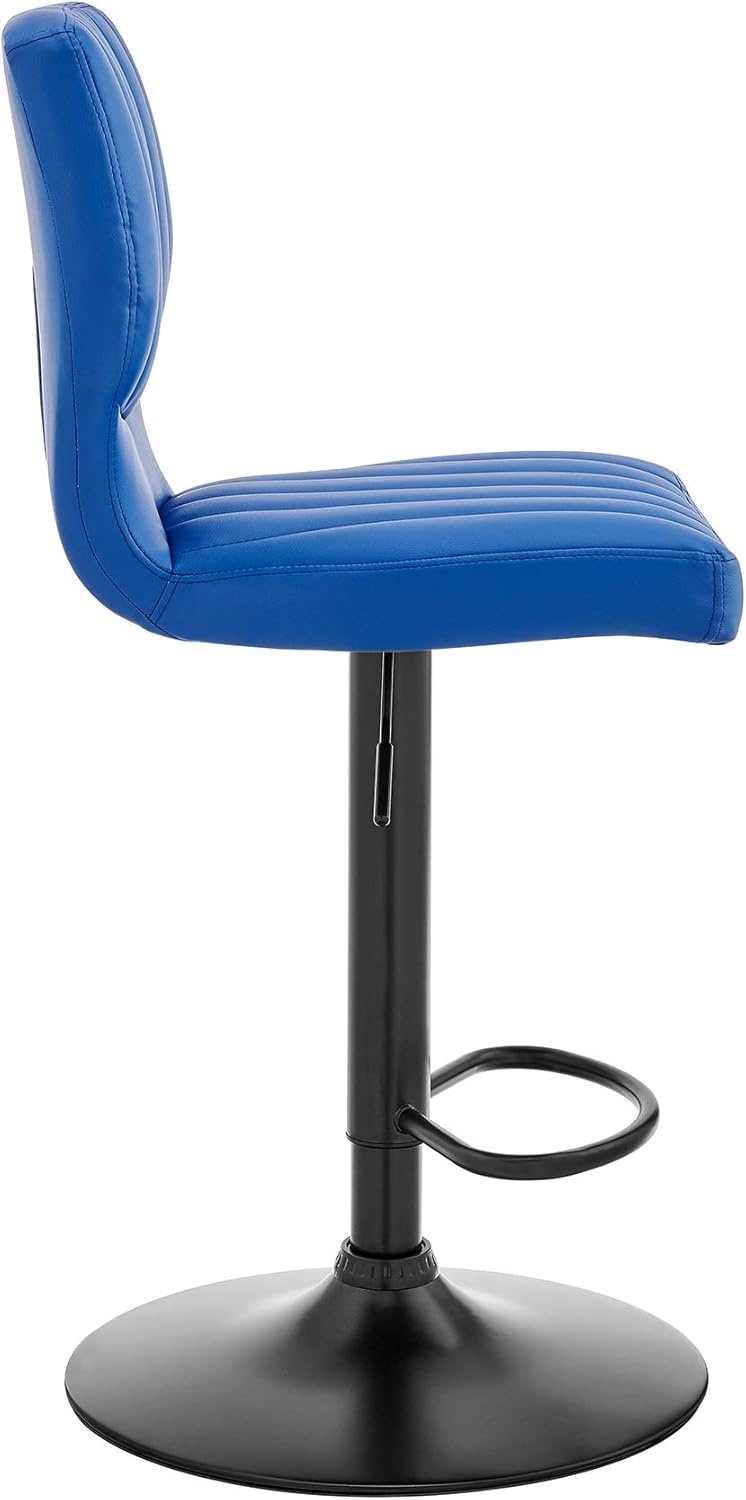 image:imageBardot Adjustable Height Red Faux Leather Swivel Bar Stool Set of 2Blue