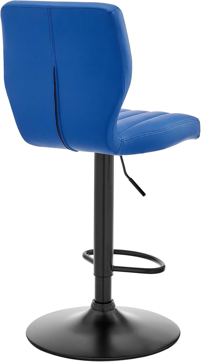 image:imageBardot Adjustable Height Red Faux Leather Swivel Bar Stool Set of 2Blue