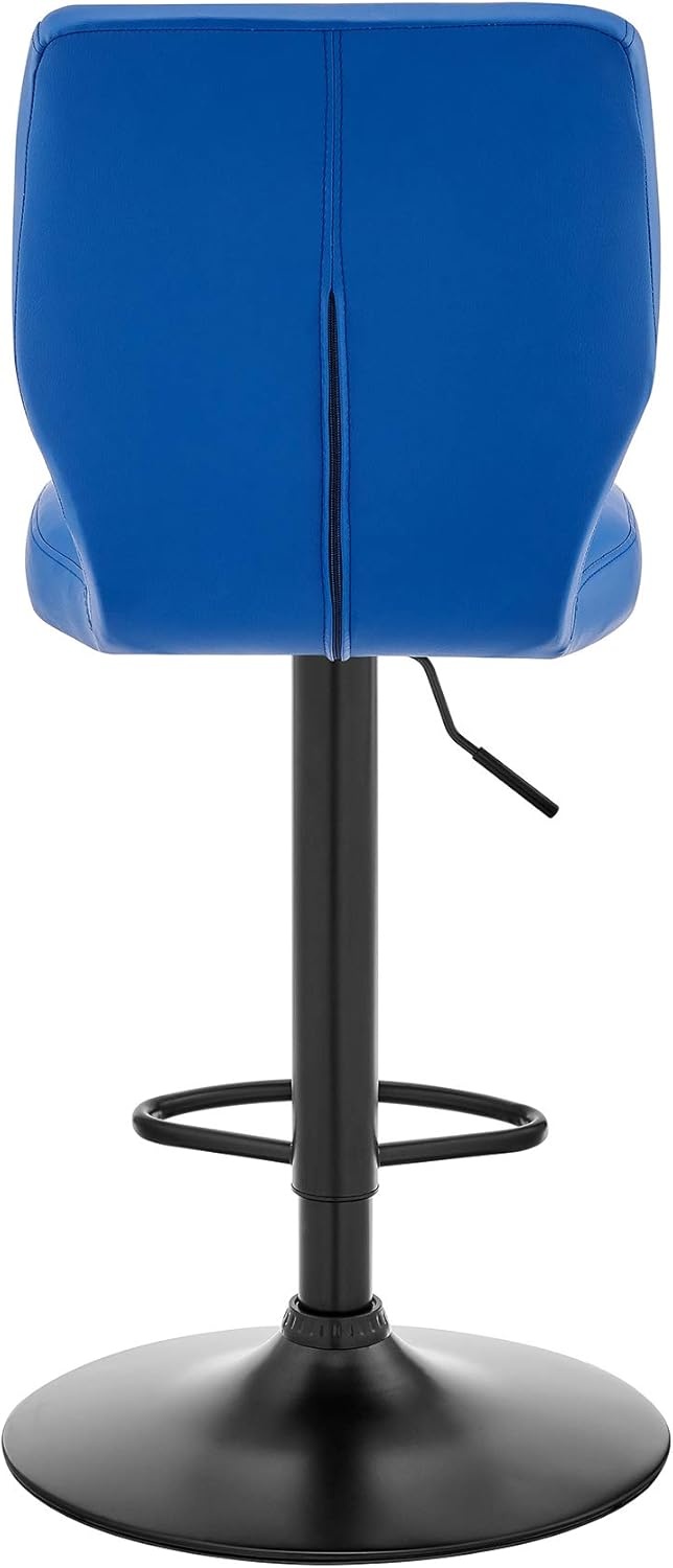 image:imageBardot Adjustable Height Red Faux Leather Swivel Bar Stool Set of 2Blue