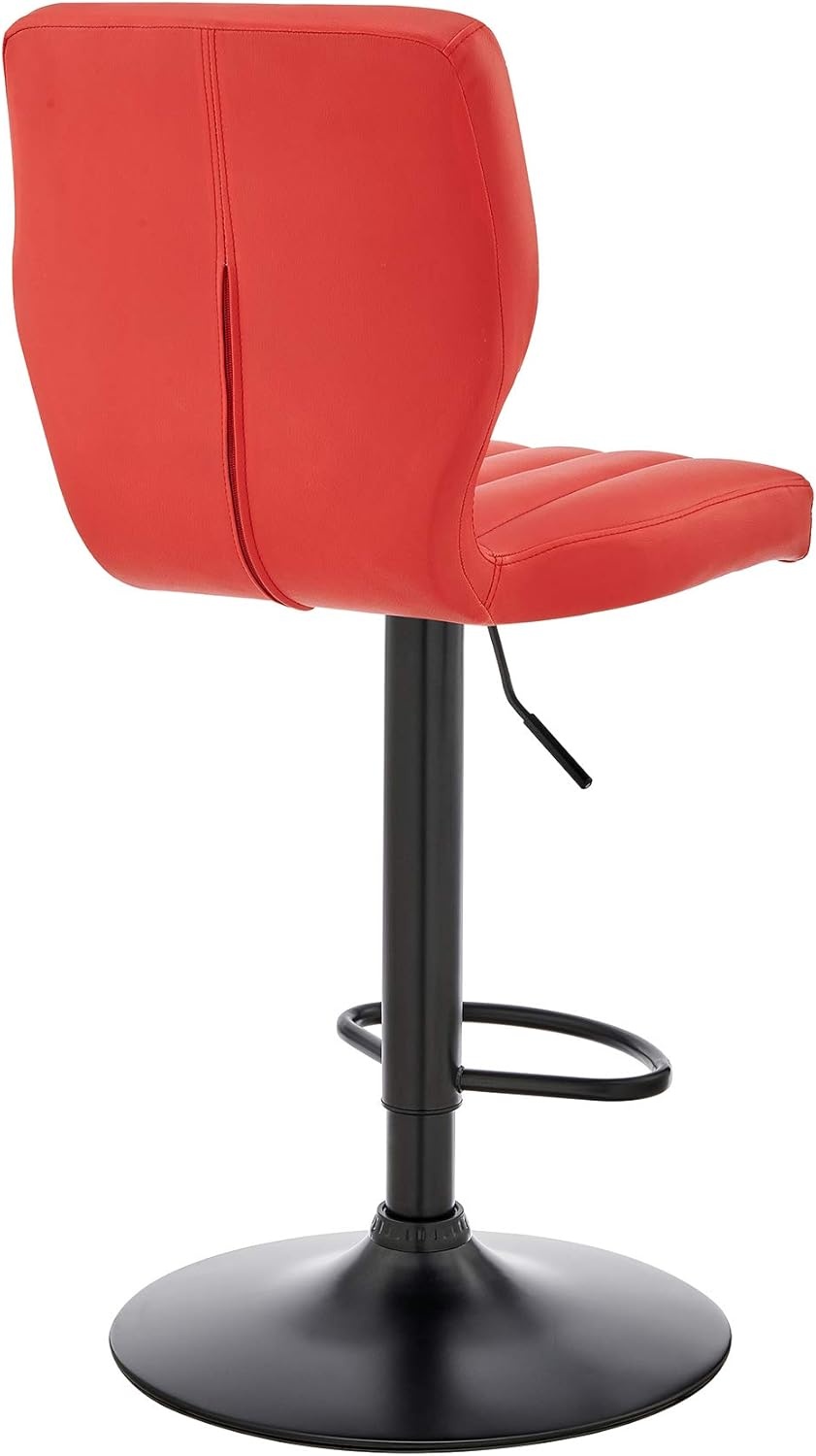 image:imageBardot Adjustable Height Red Faux Leather Swivel Bar Stool Set of 2Red