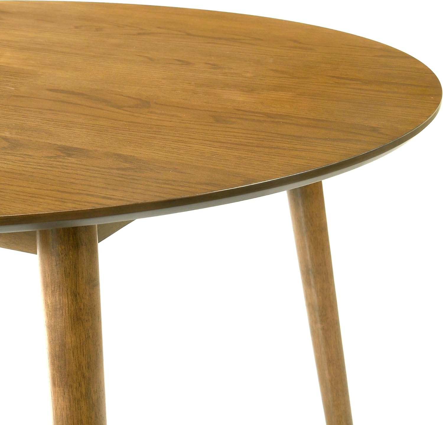 image:imageBennet 5Piece Pub Wood Dining Set with Walnut Finished Top Table and Faux Leather Counter Height Bar Stools