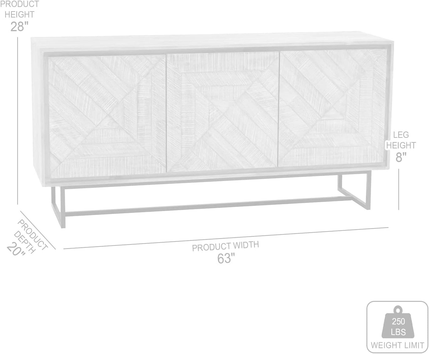 image:imageArmen Living Peridot Sideboard Buffet in Natural Acacia Wood