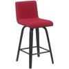 Red Fabric/Black